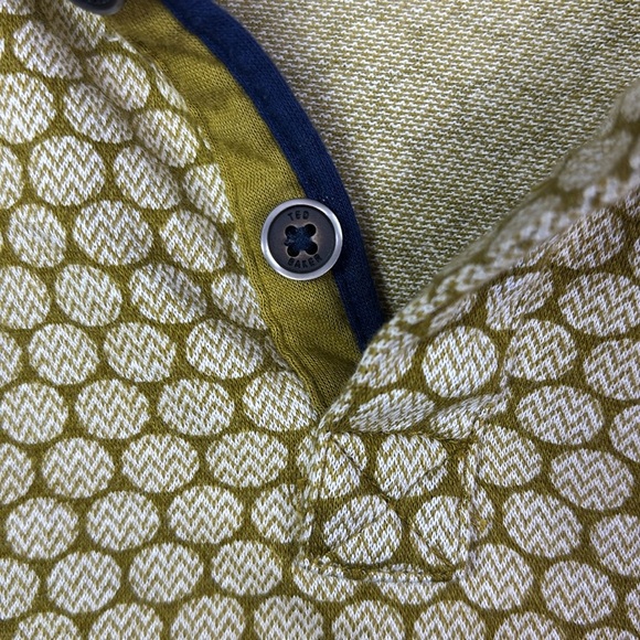 Ted Baker London Honeycomb Collared Short Sleeve Polo Shirt size 5 - Picture 2 of 8